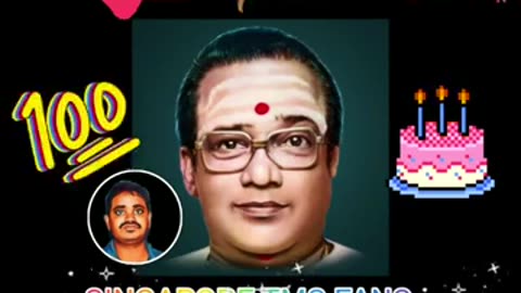 HAPPY BIRTHDAY TO TMS LEGEND. SINGAPORE TMS FANS. M.THIRAVIDA SELVAN SINGAPORE ..