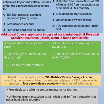एक करोड़ का बिमा सैनिको को SBI द्वारा #opinionjester #news #capf #sbi #capsp #governmentemployees