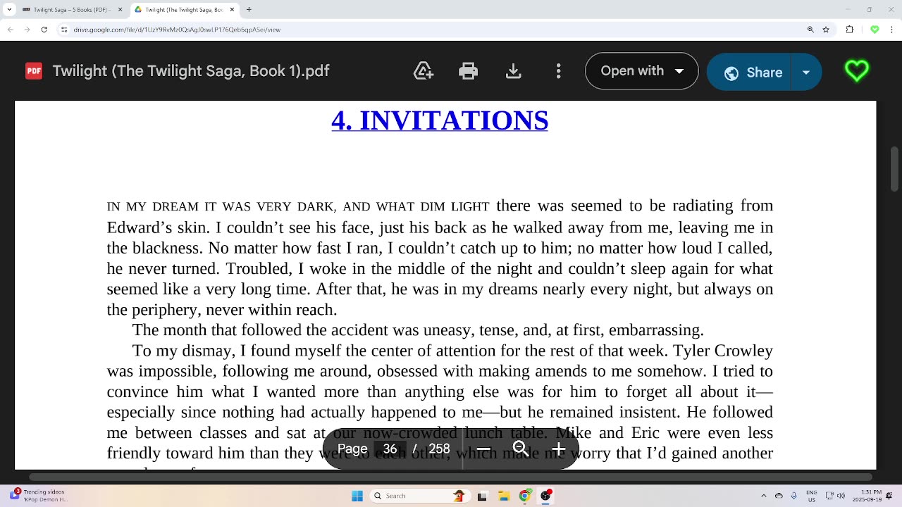 ASMR - Twilight - Book 1 - chapter 3