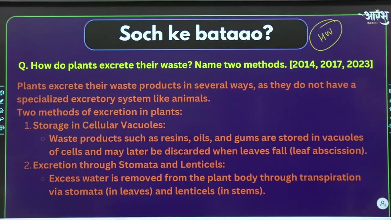 Science Life Process Lecture 7
