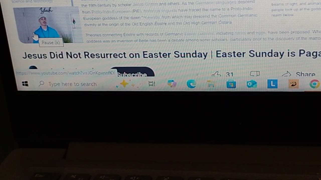 Easter is pagan and has nothing to do with Jesus at all