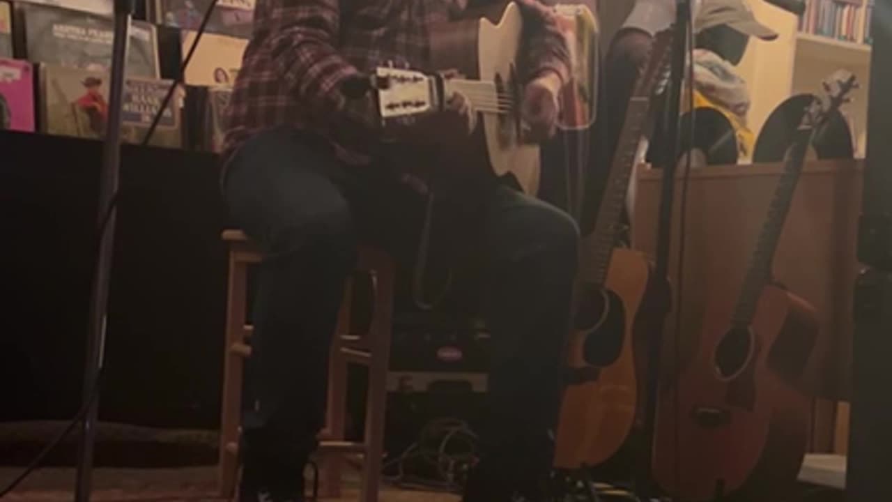 Dick Johnson at B-Side Records