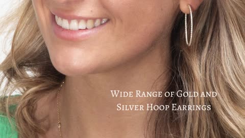 Best selling hoop earrings collection from Flutterby