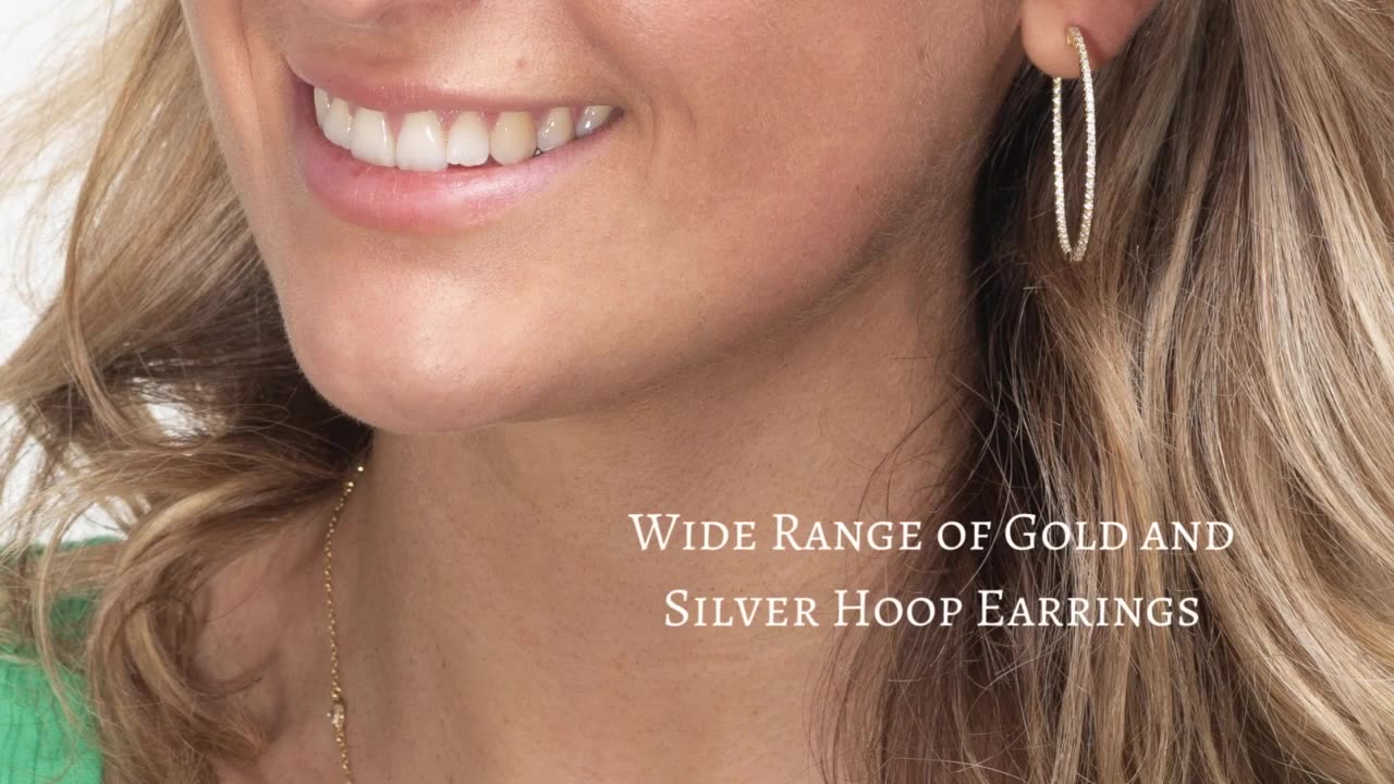Best selling hoop earrings collection from Flutterby