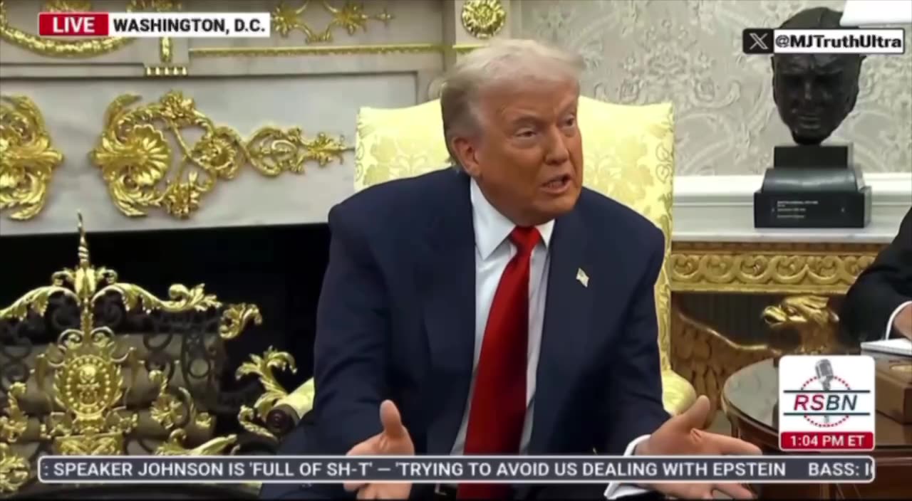 I got a little report about Epstein giving money to democrats