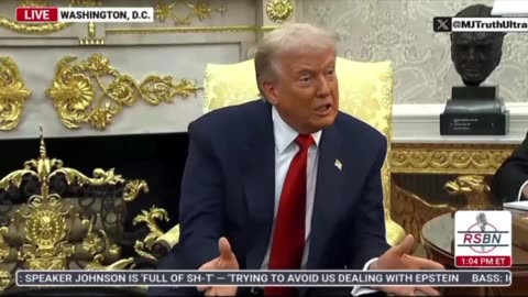 I got a little report about Epstein giving money to democrats