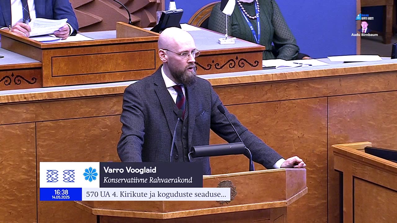 Varro Vooglaid: Kirikute ja koguduse seaduse muutmine oli poliitiline ja ideoloogiline projekt
