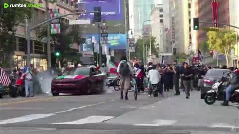 LIVE - MASSIVE PROTEST TAKES OVER LA - CURFEW IN EFFECT 8PM