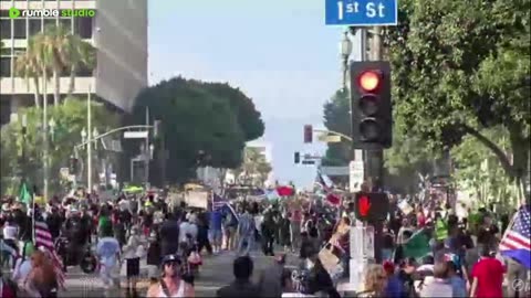 LIVE - MASSIVE PROTEST TAKES OVER LA - CURFEW IN EFFECT 8PM