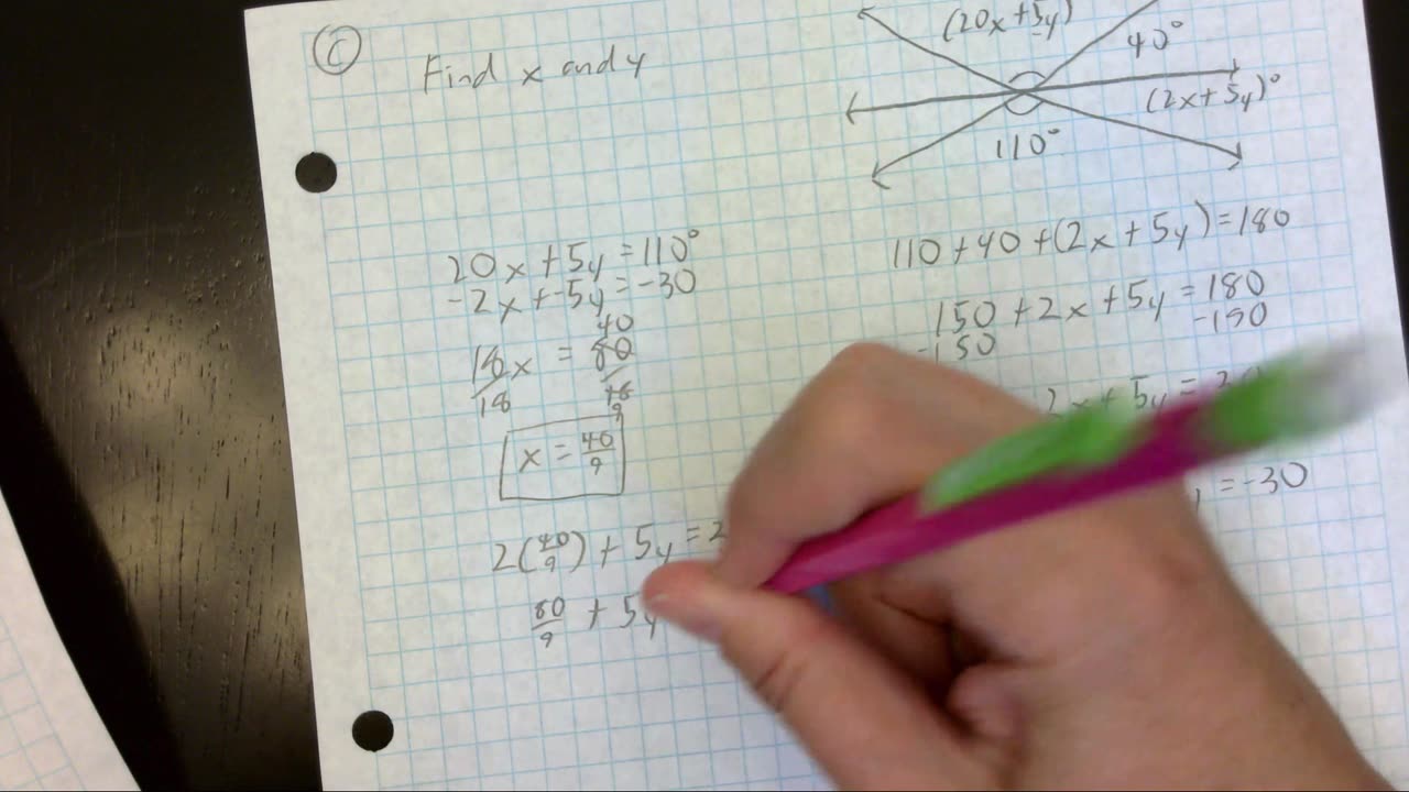 Saxon Algebra 2 Lesson 17 (c)
