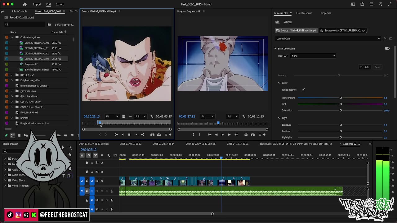 The Ghost Cat Broadcast | LATE NIGHT editing