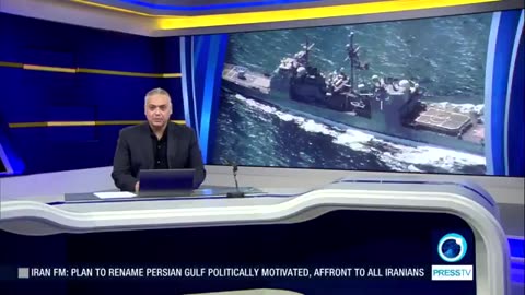 Iran's IRGC Navy has released footage showing US and British warships in the Persian Gulf