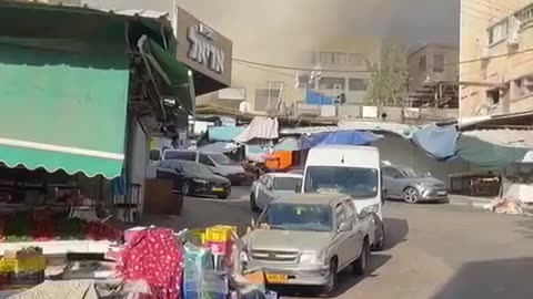 6:57 Another large missile or shrapnel impact area