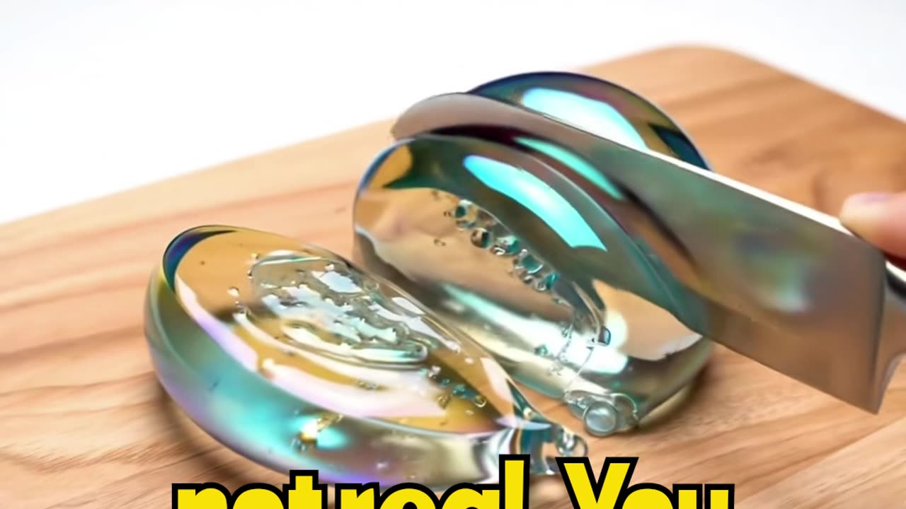 Bubble slicing ASMR 🫧 #oddlysatisfying