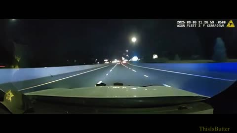 Dashcam shows safely ended a pursuit of a reckless driver on I-35