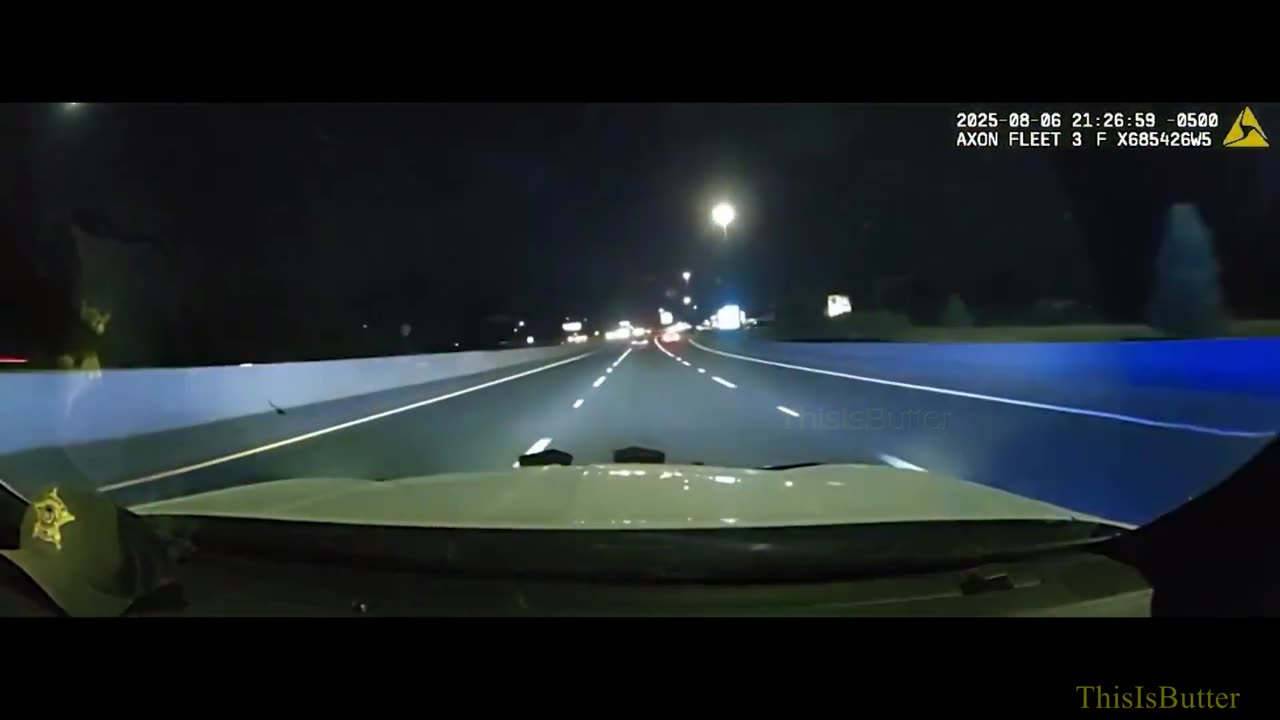Dashcam shows safely ended a pursuit of a reckless driver on I-35