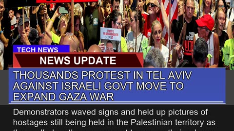 Thousands Protest in Tel Aviv Against Israeli Govt