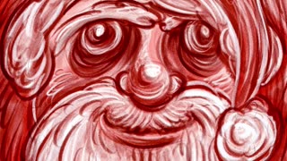 ✍️ Drawing: How Santa feels after Christmas.