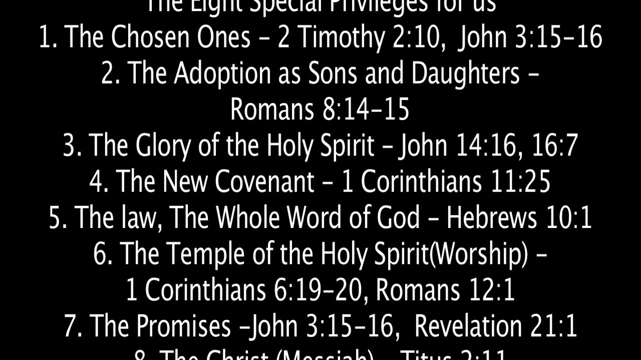 Sunday June 22, 2025. Special privileges do not guarantee salvation.