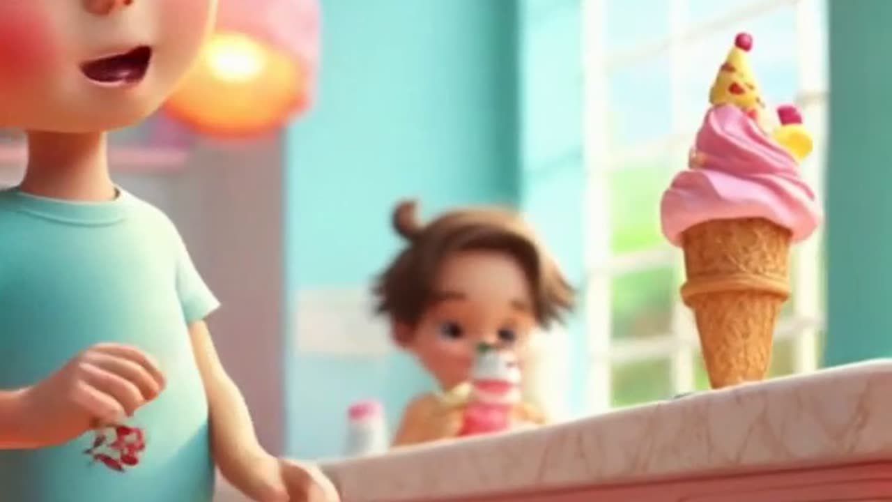Naughtyali at ice cream shop