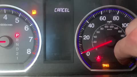 2007 Honda CRV - Oil Life Reset