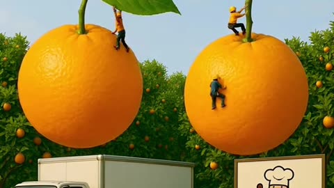My Fresh Orange Juice Shop #Al #tinychef #aiart #xh #vietnam