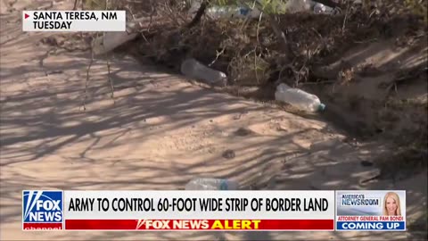 Sec Burgum is transferring jurisdiction of almost 110,000 ACRES of southern border land to the Army.