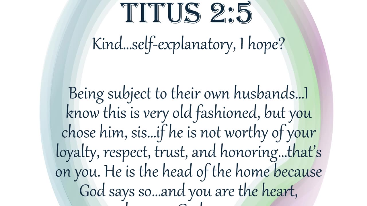 Titus 2:5