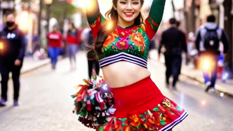 Cheerleaders 10 nations, Ai Video