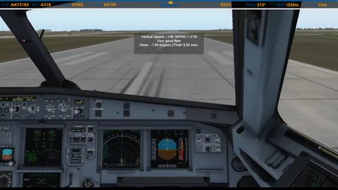 Landing in Appleton (KATW)