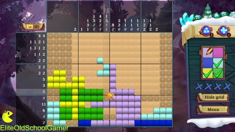 Adventure Mosaics Winter Holiday - Review and Walk-through - Level 30 - August 2025