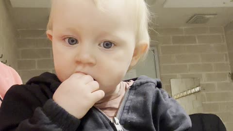 Baby Kayla Looking at Herself on the Phone 📱👶