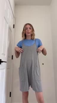 Casual Sleeveless Jumpsuit with Pockets!Summer Romper 2025.