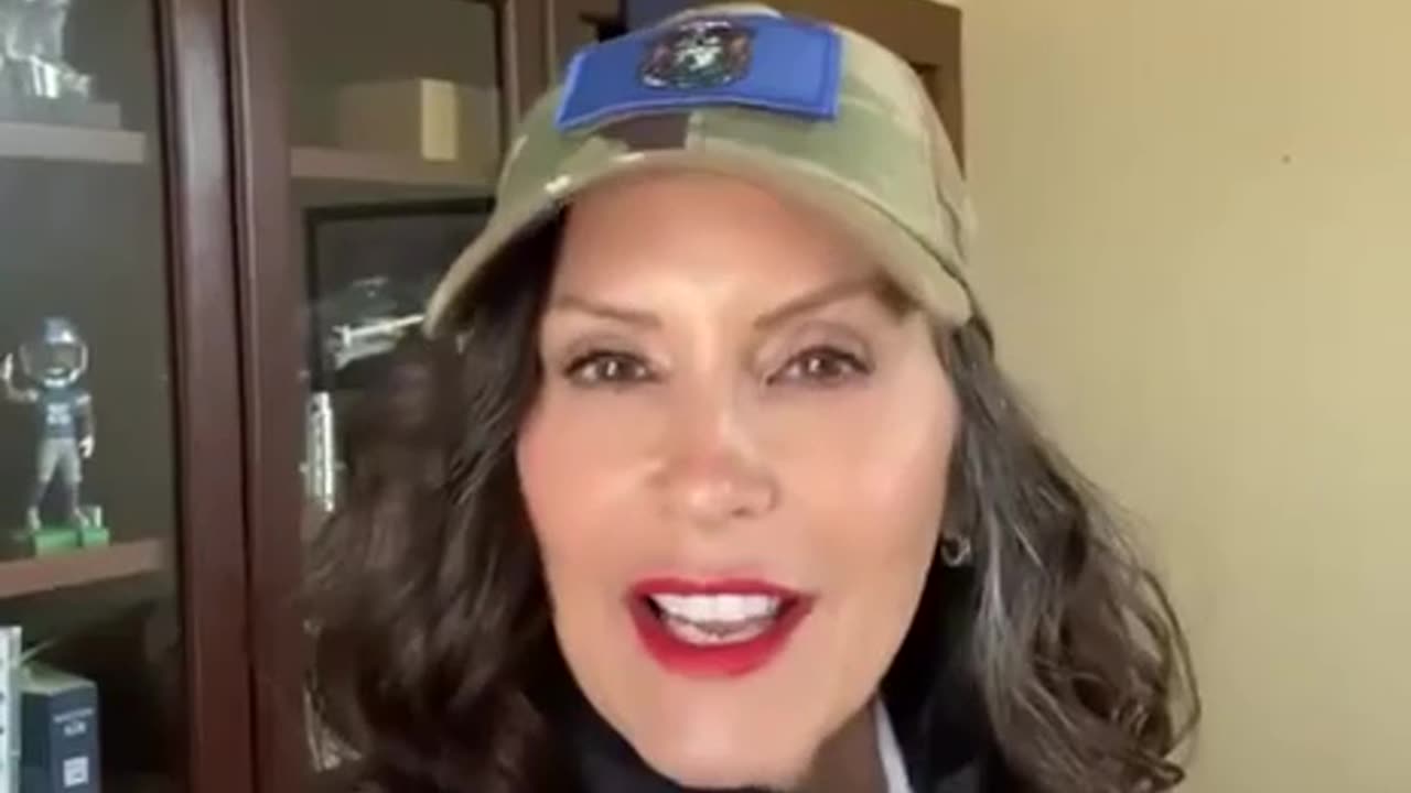 Whitmer on why she was with President Trump in Michigan lol