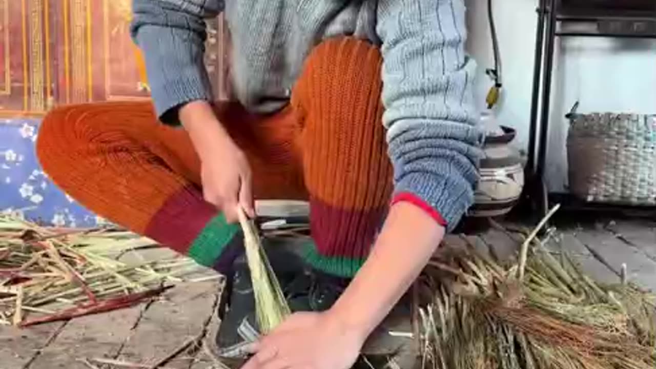 I made my own broom today.