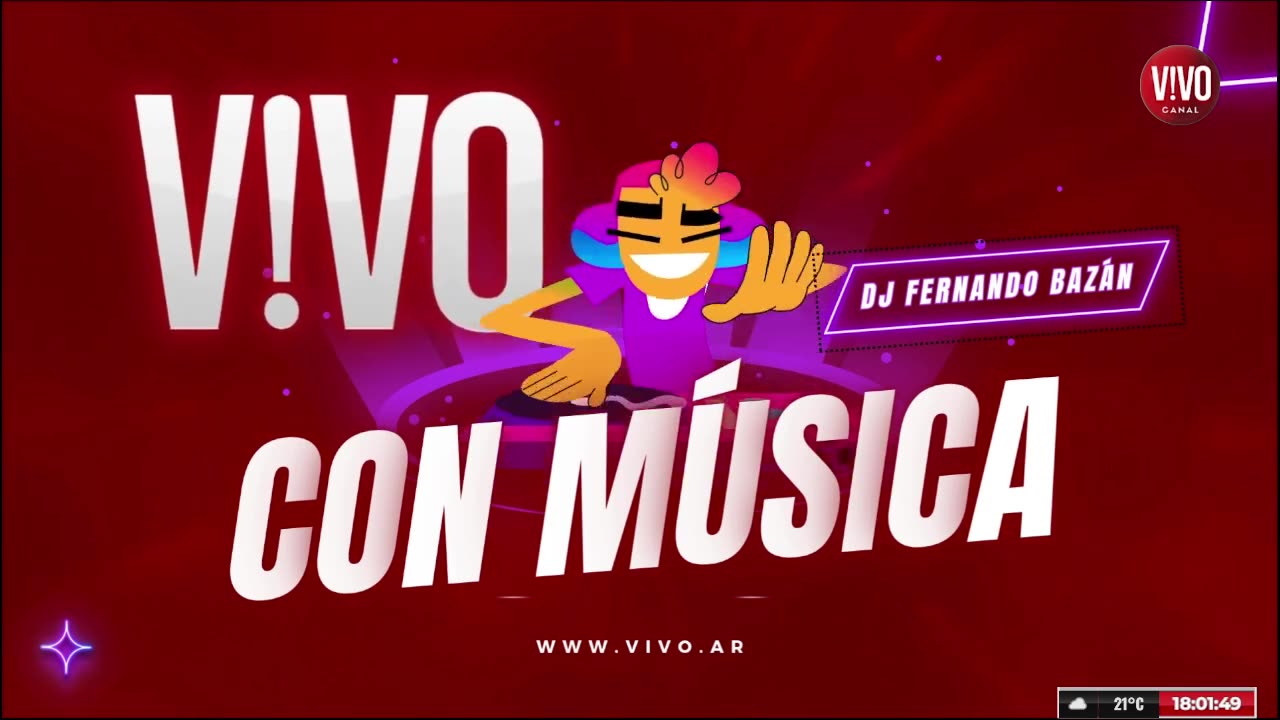 PROGRAMCION DE VIVO CON MÚSICA