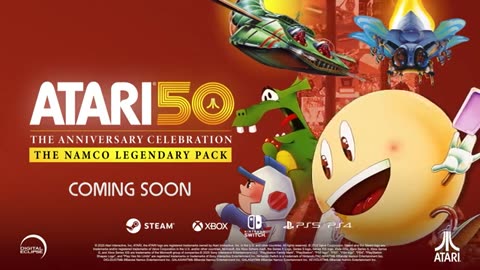 Atari 50 - The Namco Legendary Pack DLC - Announcement Trailer