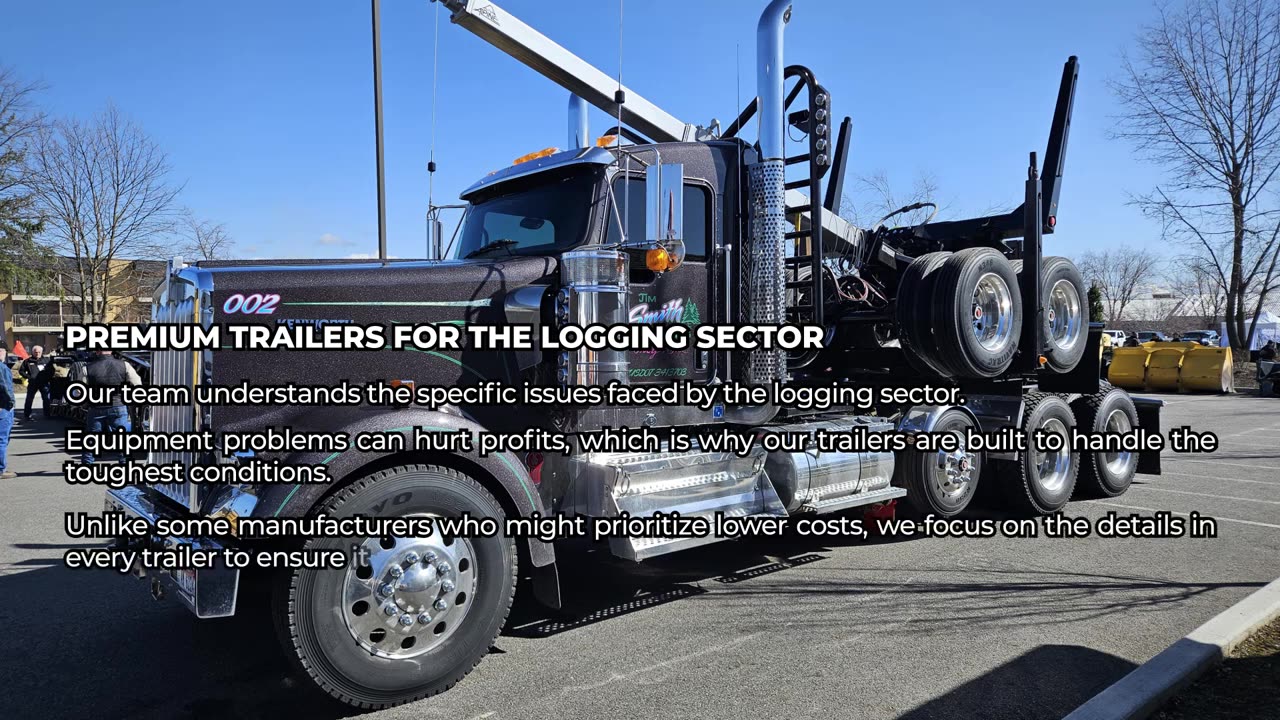 Long Log Trailers #LoggingTrailers #ForestrySolutions #TrailerFabrication