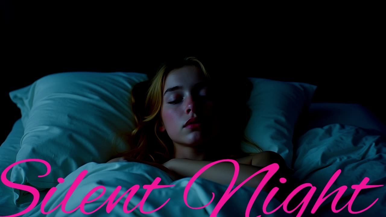 Electronic Music. Song Silent Night.