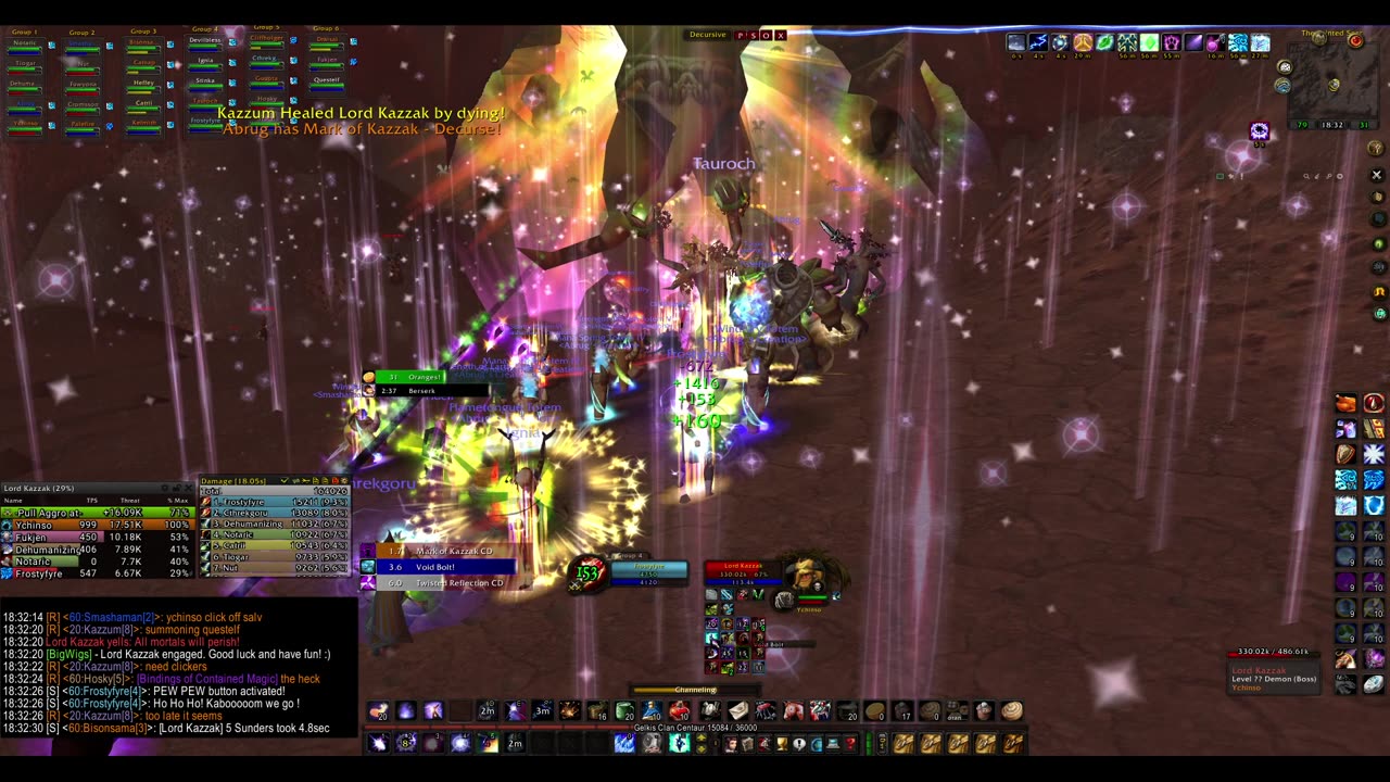 Turtle wow - PUG Lord Kazzak - world boss - 27 march - Mage POV
