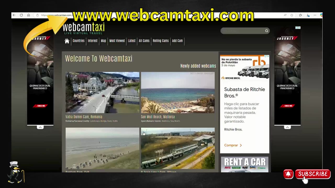 WebSites you should know #5 webcamtaxi.com
