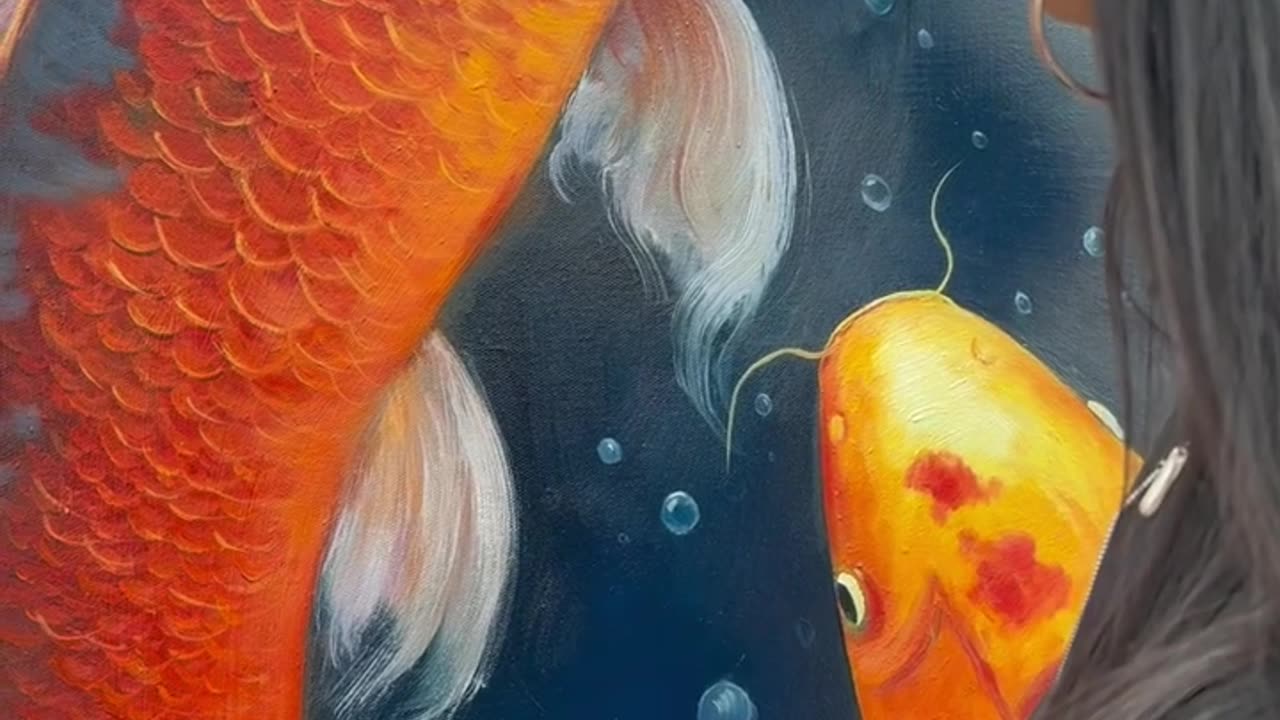 Oil Painting Skills Fish