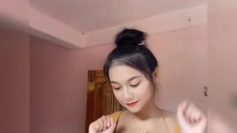 Hot tiktok - Beautiful and sexy girl with cute dance