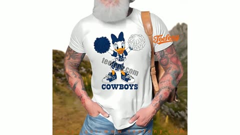 Dallas Cowboys Daisy Duck Cheerleader Shirt Youth