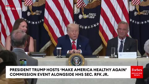 BREAKING NEWS: President Trump Holds 'Make America Healthy Again' Commission Event With RFK Jr.