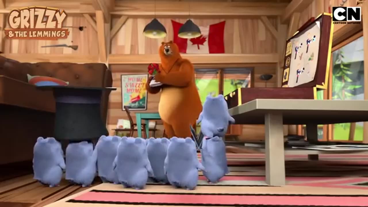 Grizzy vs.The Lemmings 🐻| No Room For Peace! | Animated Cartoon 😍 |