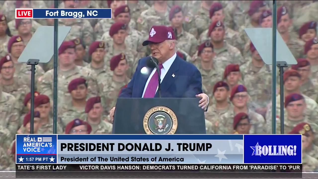 TRUMP HONORS DESCENDANT OF A FOUNDING FATHER