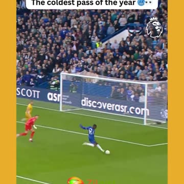 The coldest football pass of the year 🥶👀