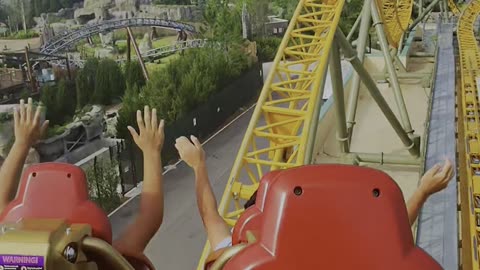 I rode the Stardust Racers Roller Coaster at Epic Universe