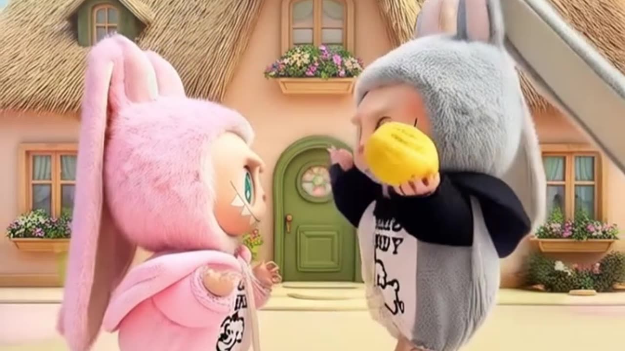 Dancing Labubu is the cutest thing ever! 💃🐾✨